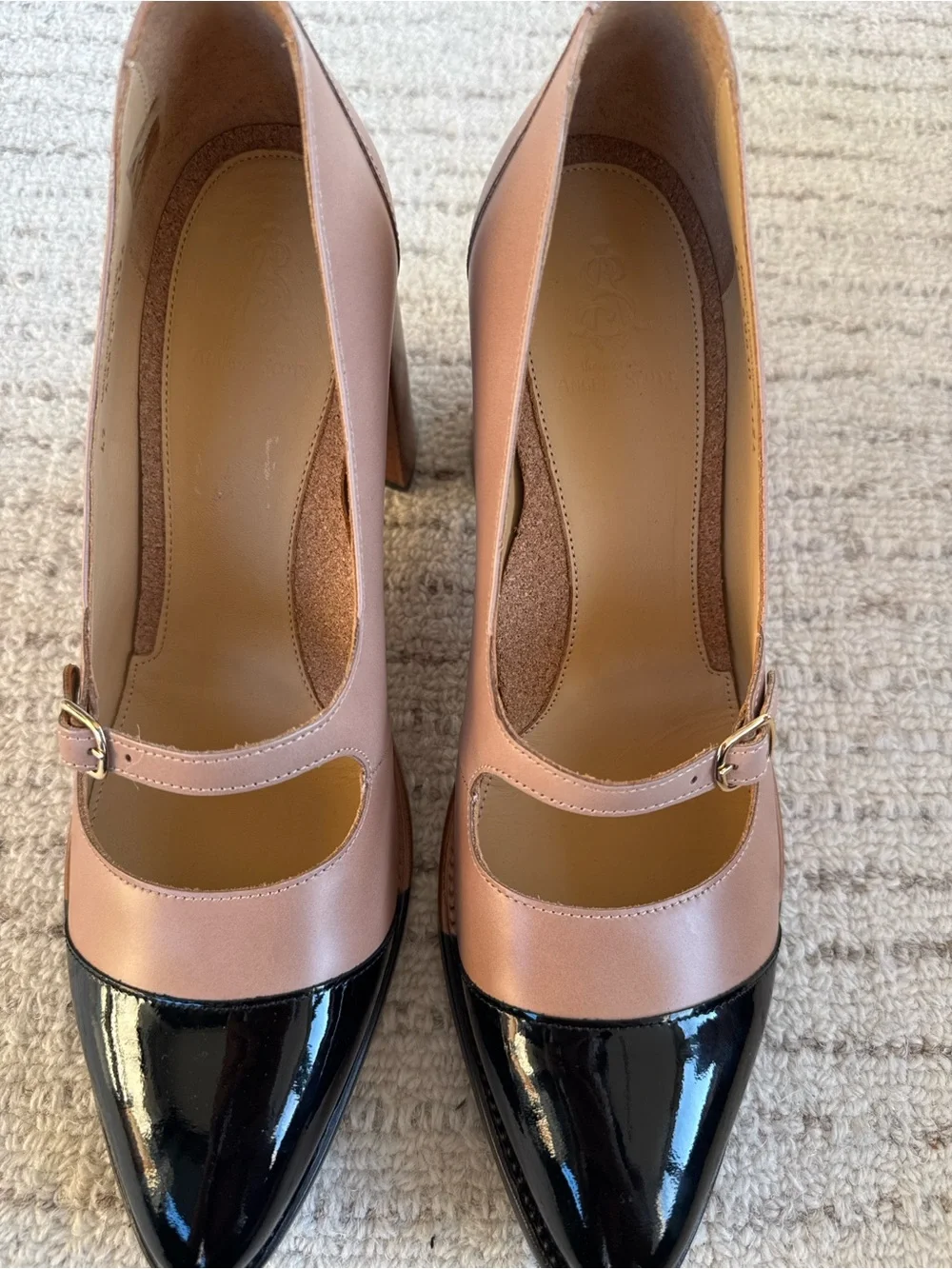 The Office of Angela Scott Miss Eliza Cap Toe Mary Jane Pump